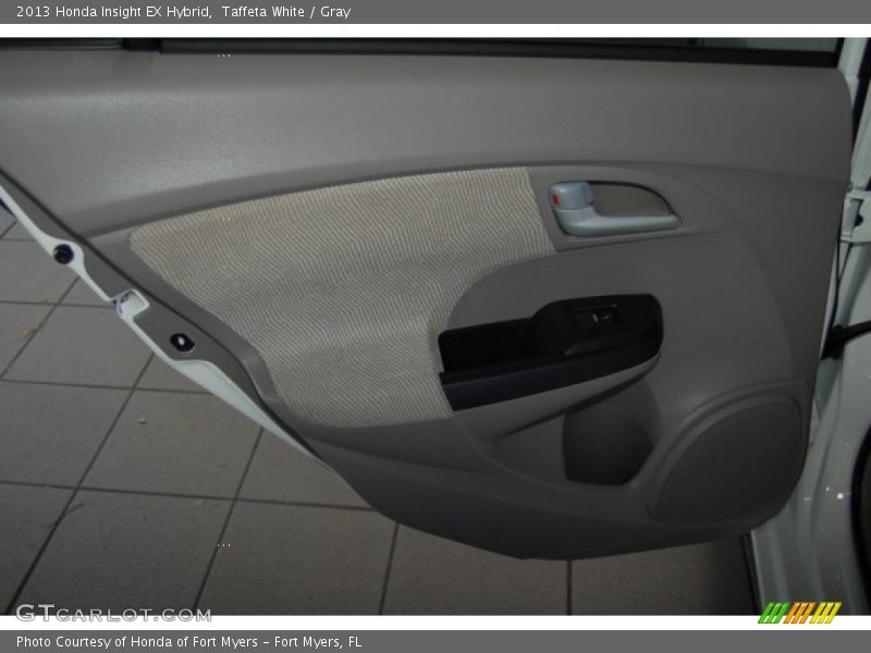 Taffeta White / Gray 2013 Honda Insight EX Hybrid