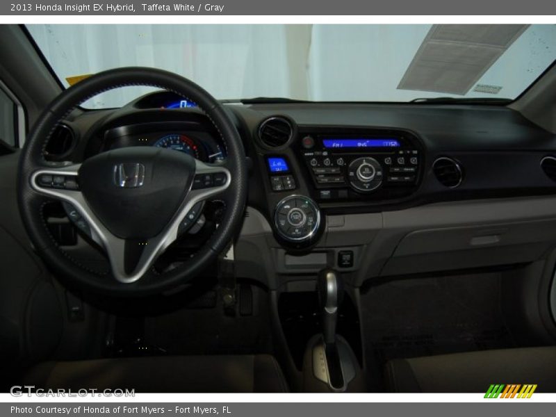 Taffeta White / Gray 2013 Honda Insight EX Hybrid