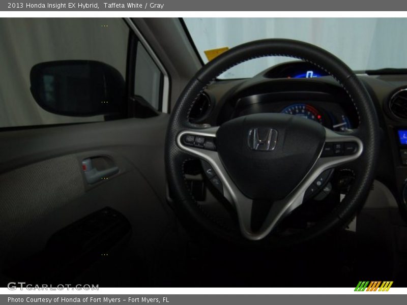 Taffeta White / Gray 2013 Honda Insight EX Hybrid