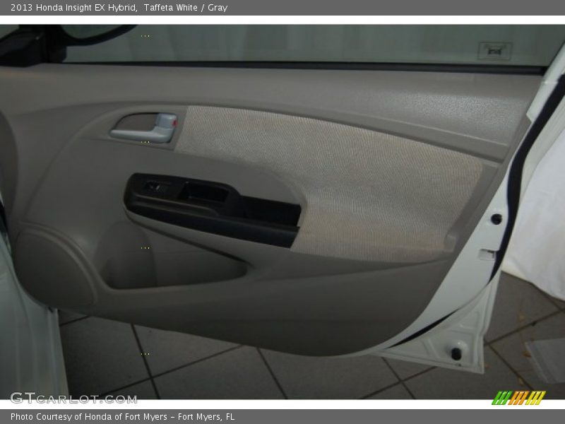 Taffeta White / Gray 2013 Honda Insight EX Hybrid