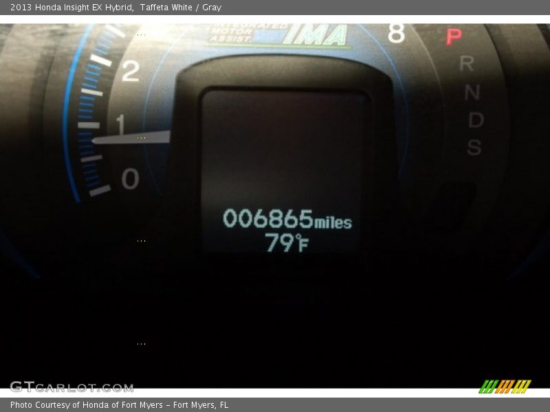 Taffeta White / Gray 2013 Honda Insight EX Hybrid