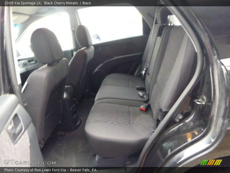 Black Cherry Metallic / Black 2008 Kia Sportage LX