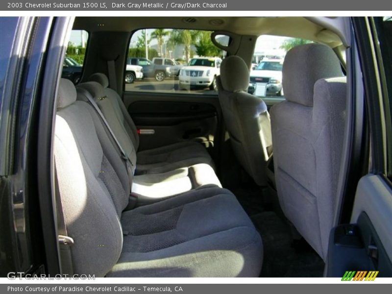 Dark Gray Metallic / Gray/Dark Charcoal 2003 Chevrolet Suburban 1500 LS