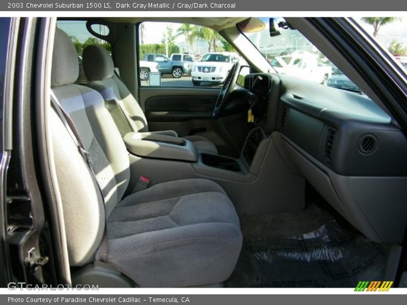 Dark Gray Metallic / Gray/Dark Charcoal 2003 Chevrolet Suburban 1500 LS