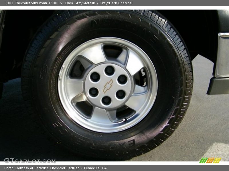 Dark Gray Metallic / Gray/Dark Charcoal 2003 Chevrolet Suburban 1500 LS