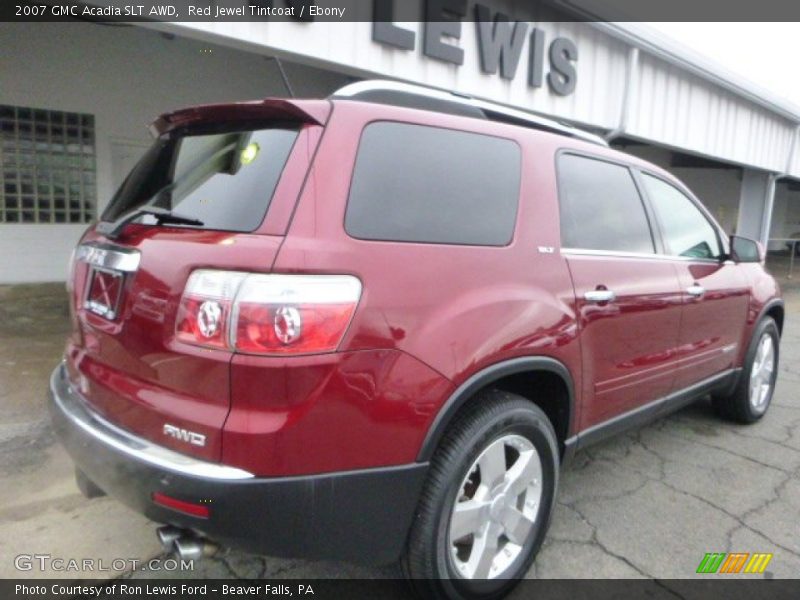 Red Jewel Tintcoat / Ebony 2007 GMC Acadia SLT AWD