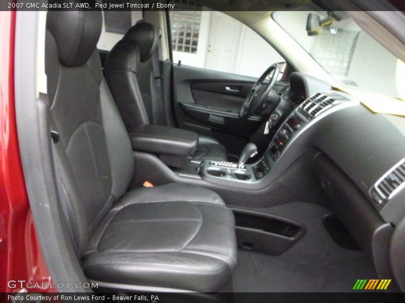 Red Jewel Tintcoat / Ebony 2007 GMC Acadia SLT AWD