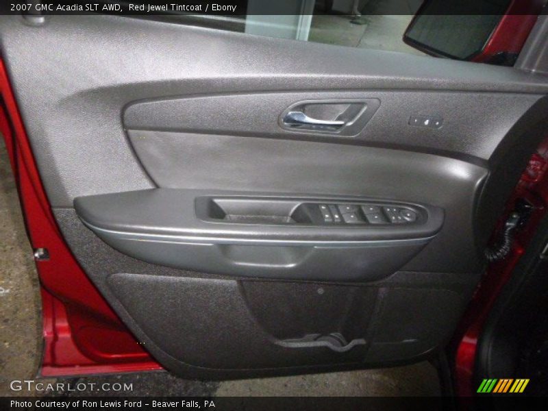 Red Jewel Tintcoat / Ebony 2007 GMC Acadia SLT AWD