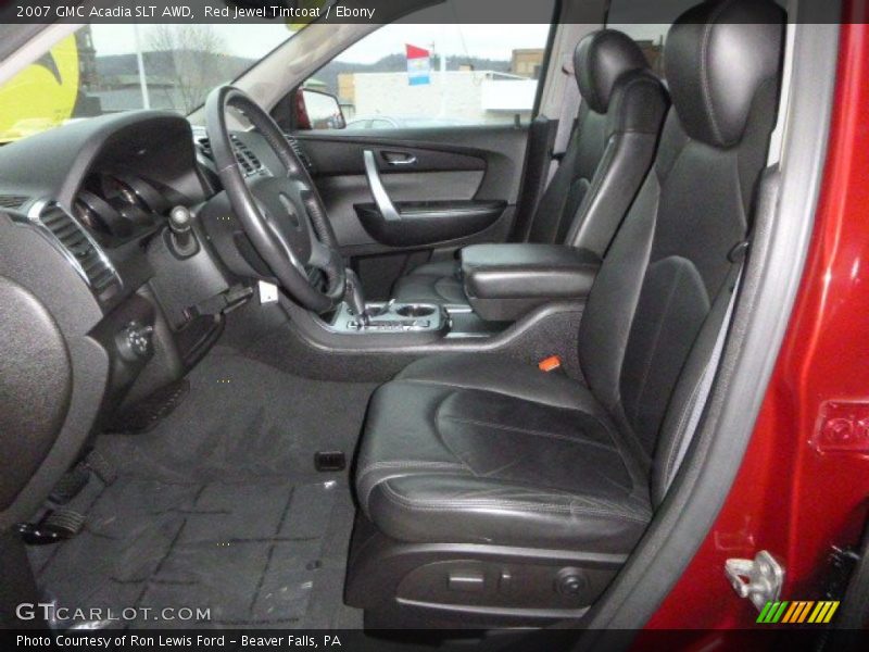 Red Jewel Tintcoat / Ebony 2007 GMC Acadia SLT AWD