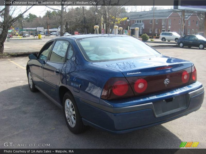 Superior Blue Metallic / Medium Gray 2004 Chevrolet Impala