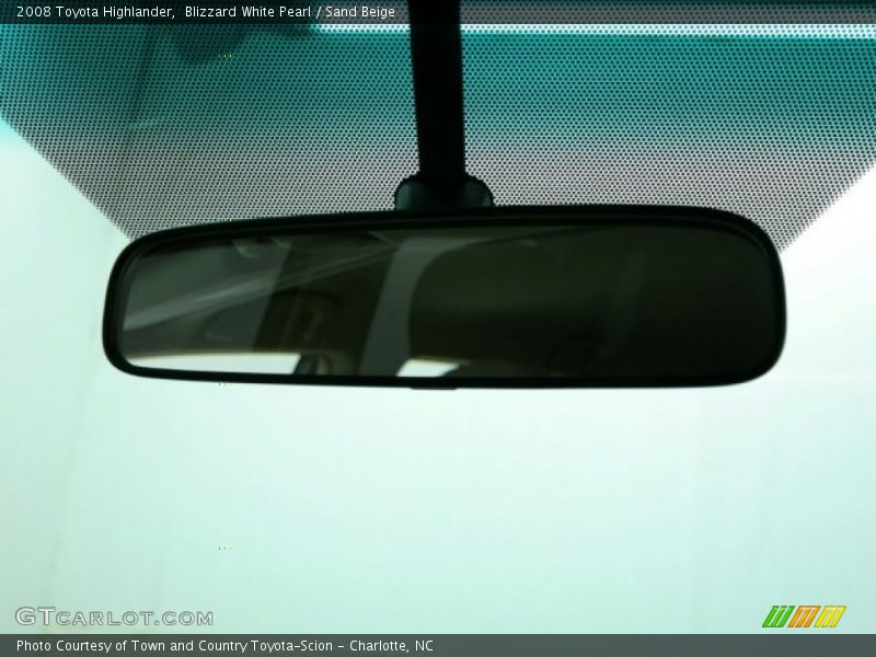 Blizzard White Pearl / Sand Beige 2008 Toyota Highlander