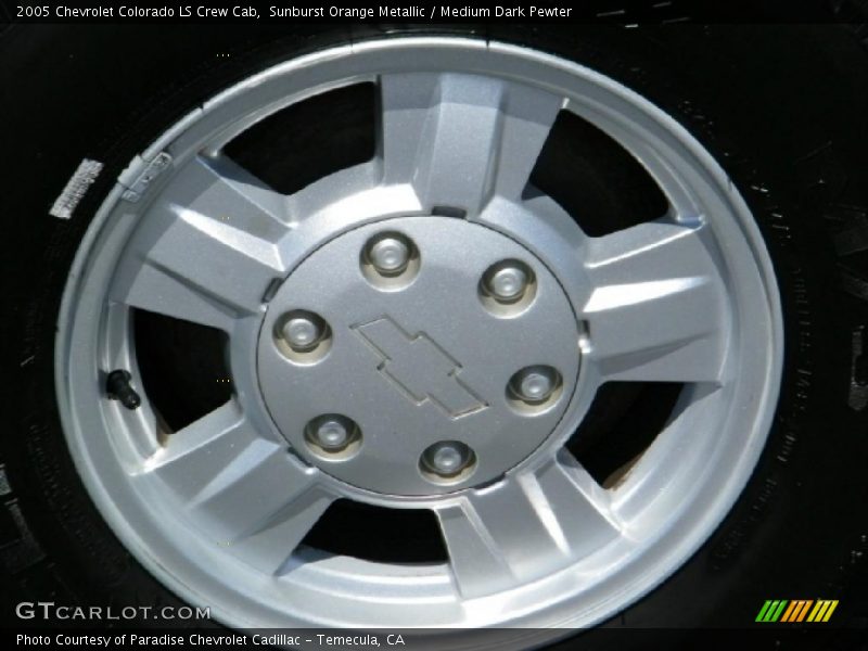 Sunburst Orange Metallic / Medium Dark Pewter 2005 Chevrolet Colorado LS Crew Cab