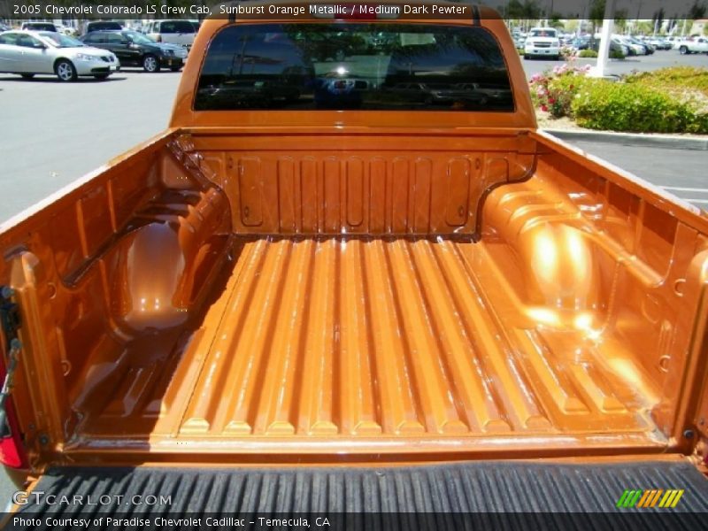 Sunburst Orange Metallic / Medium Dark Pewter 2005 Chevrolet Colorado LS Crew Cab