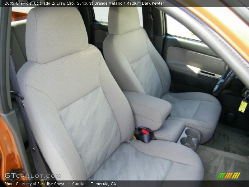 Sunburst Orange Metallic / Medium Dark Pewter 2005 Chevrolet Colorado LS Crew Cab