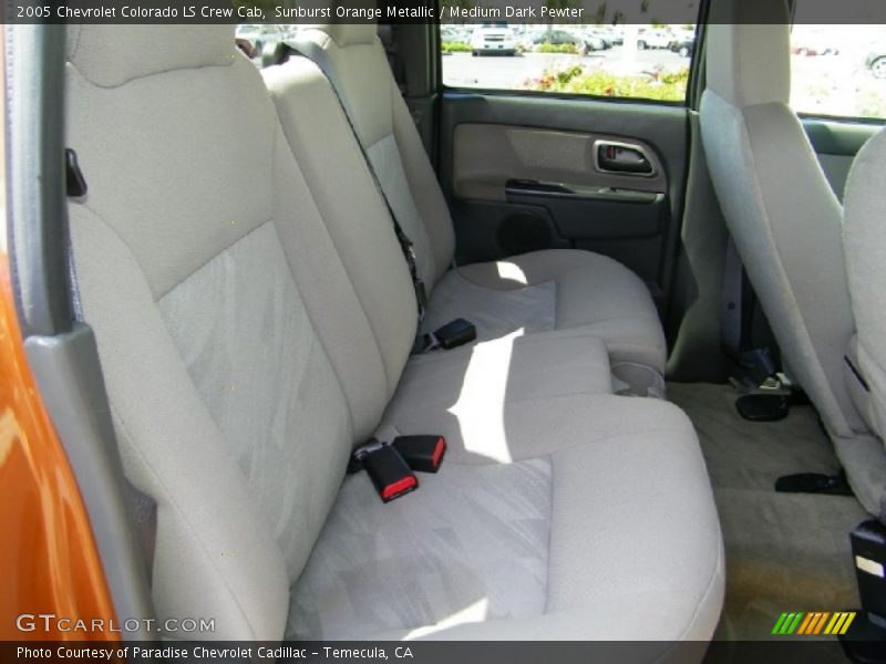 Sunburst Orange Metallic / Medium Dark Pewter 2005 Chevrolet Colorado LS Crew Cab