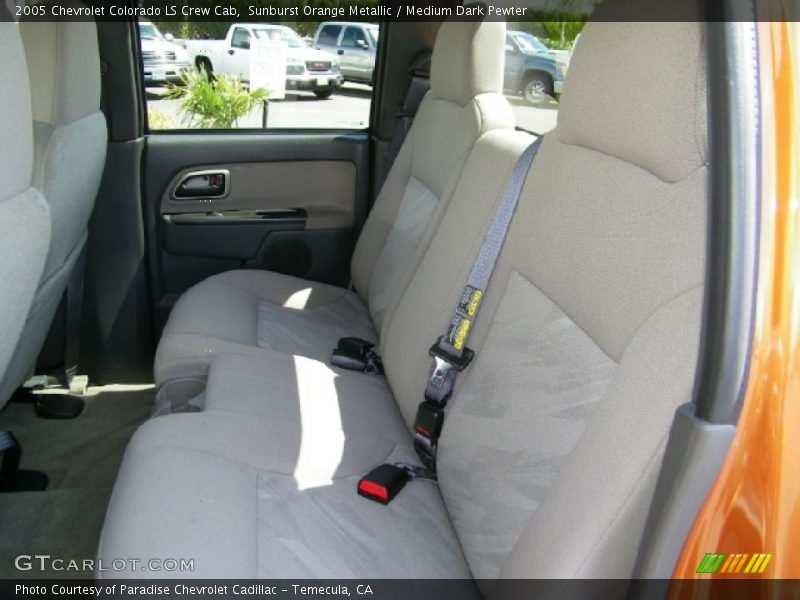 Sunburst Orange Metallic / Medium Dark Pewter 2005 Chevrolet Colorado LS Crew Cab