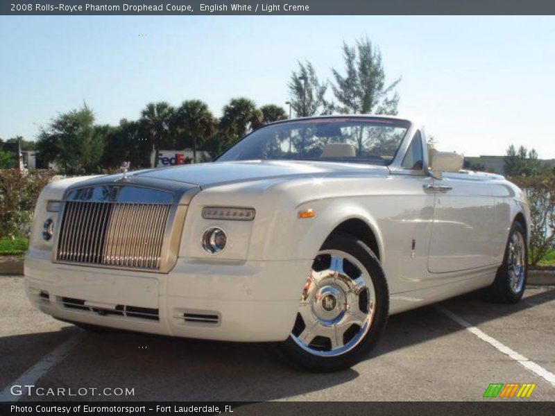 English White / Light Creme 2008 Rolls-Royce Phantom Drophead Coupe