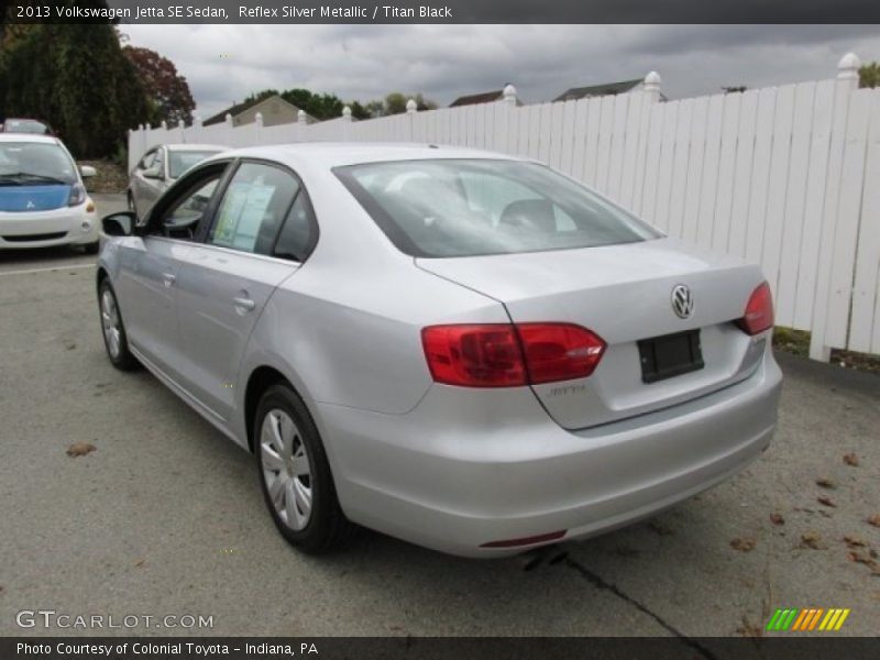 Reflex Silver Metallic / Titan Black 2013 Volkswagen Jetta SE Sedan