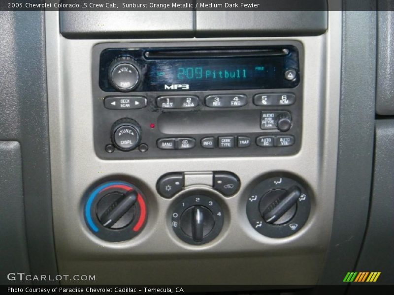 Sunburst Orange Metallic / Medium Dark Pewter 2005 Chevrolet Colorado LS Crew Cab