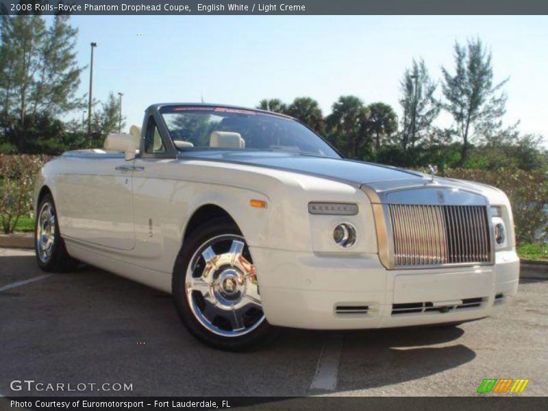 English White / Light Creme 2008 Rolls-Royce Phantom Drophead Coupe