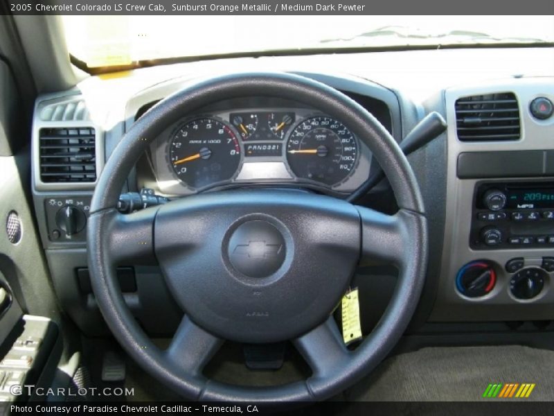 Sunburst Orange Metallic / Medium Dark Pewter 2005 Chevrolet Colorado LS Crew Cab