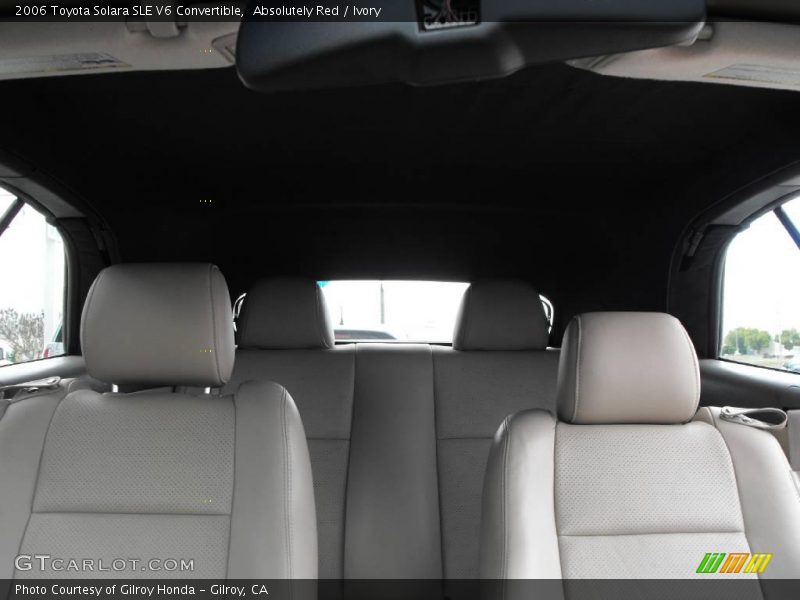 Absolutely Red / Ivory 2006 Toyota Solara SLE V6 Convertible