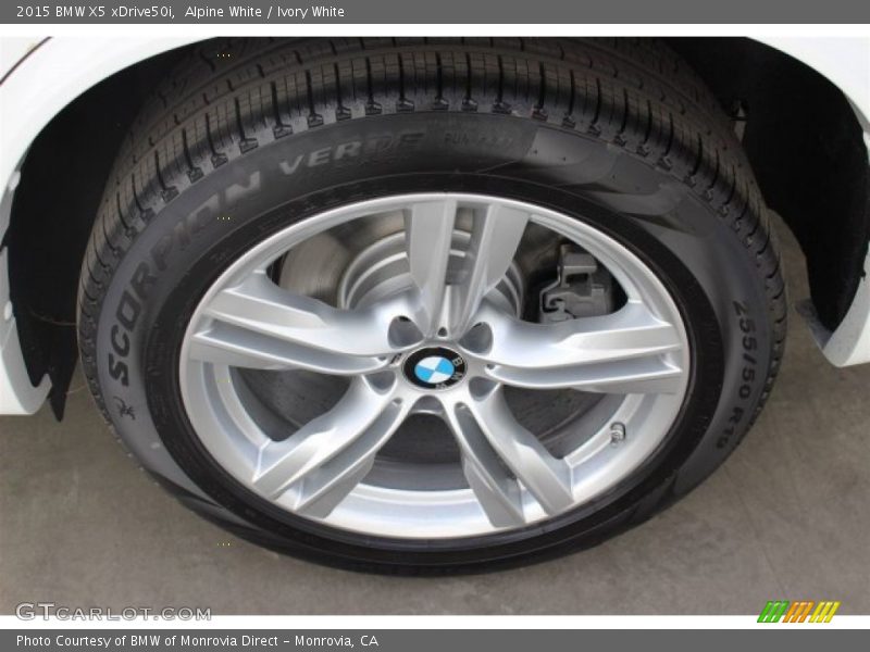 Alpine White / Ivory White 2015 BMW X5 xDrive50i