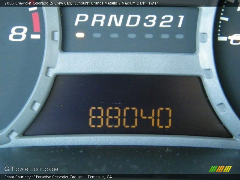 Sunburst Orange Metallic / Medium Dark Pewter 2005 Chevrolet Colorado LS Crew Cab