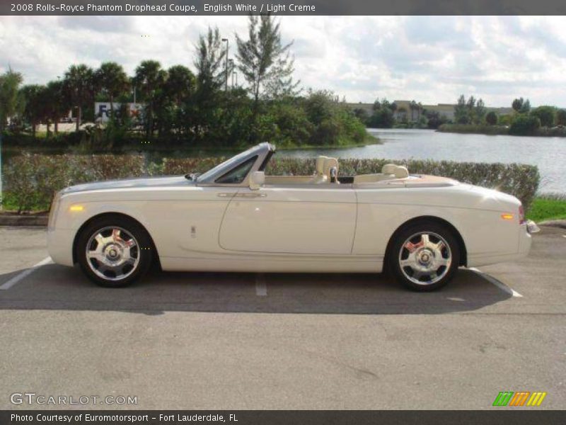 English White / Light Creme 2008 Rolls-Royce Phantom Drophead Coupe