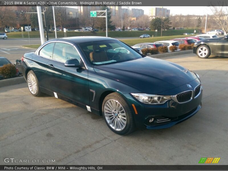 Front 3/4 View of 2015 4 Series 428i xDrive Convertible