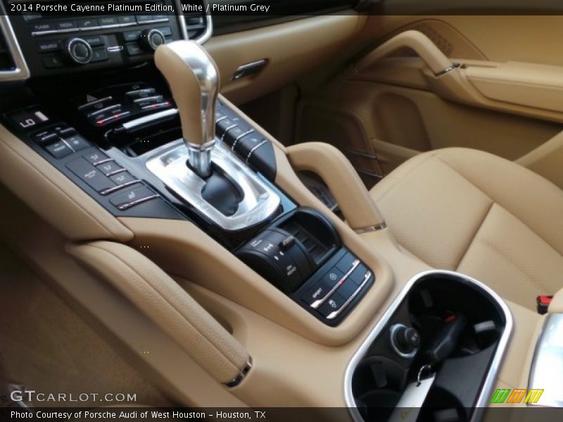 White / Platinum Grey 2014 Porsche Cayenne Platinum Edition