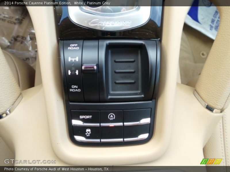 White / Platinum Grey 2014 Porsche Cayenne Platinum Edition