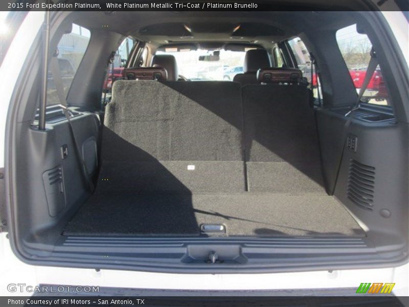 White Platinum Metallic Tri-Coat / Platinum Brunello 2015 Ford Expedition Platinum