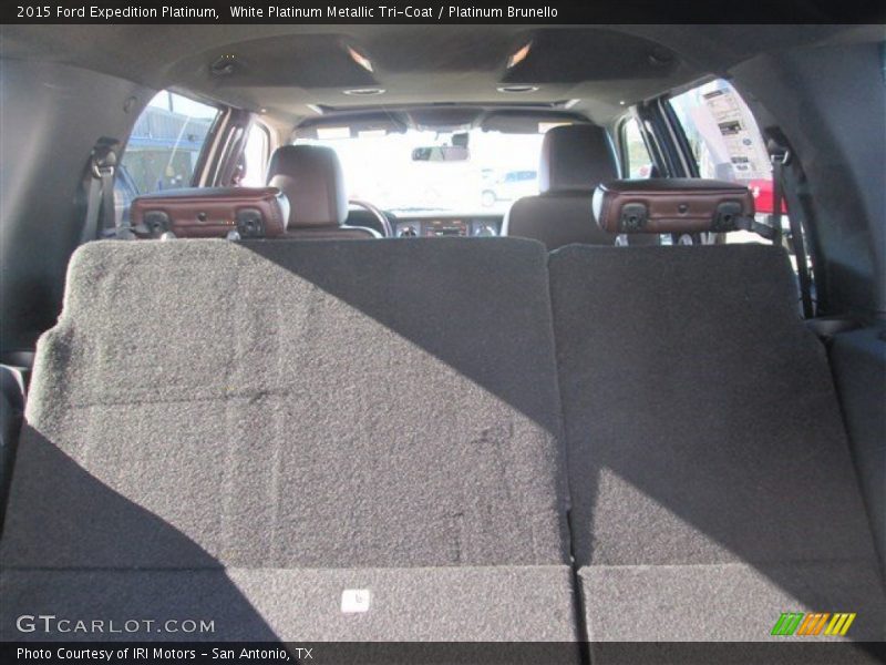 White Platinum Metallic Tri-Coat / Platinum Brunello 2015 Ford Expedition Platinum