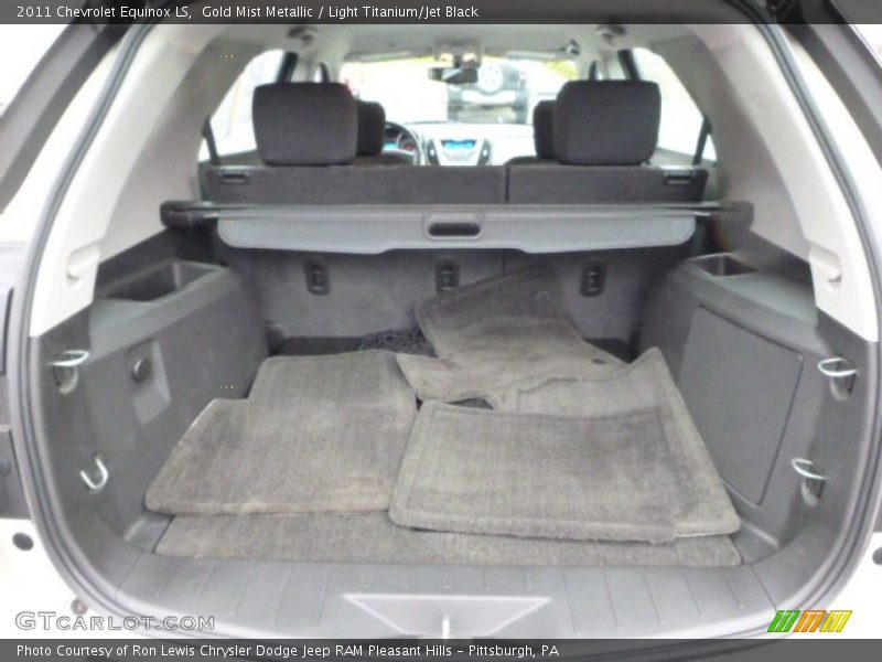 Gold Mist Metallic / Light Titanium/Jet Black 2011 Chevrolet Equinox LS
