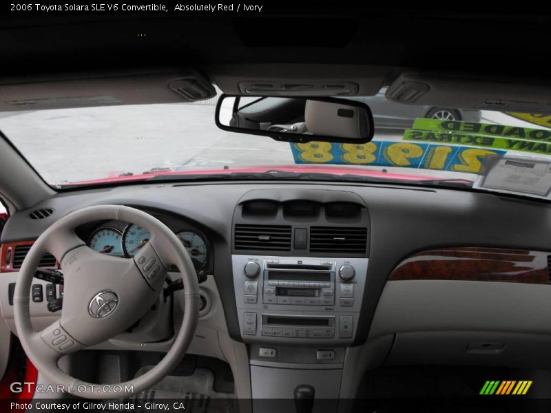 Absolutely Red / Ivory 2006 Toyota Solara SLE V6 Convertible
