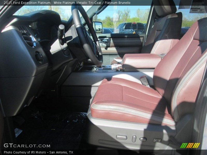 Front Seat of 2015 Expedition Platinum