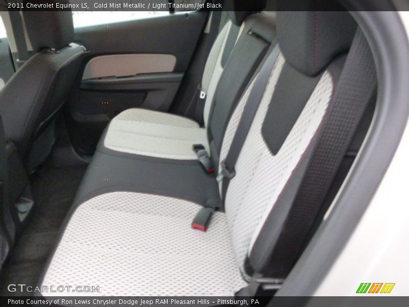 Gold Mist Metallic / Light Titanium/Jet Black 2011 Chevrolet Equinox LS