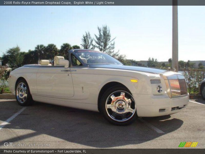 English White / Light Creme 2008 Rolls-Royce Phantom Drophead Coupe