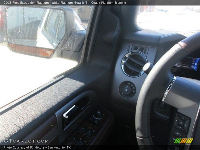 White Platinum Metallic Tri-Coat / Platinum Brunello 2015 Ford Expedition Platinum