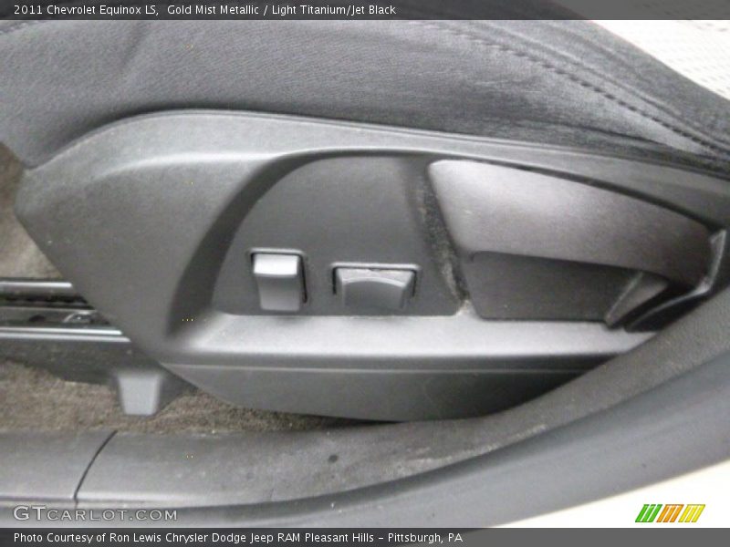 Gold Mist Metallic / Light Titanium/Jet Black 2011 Chevrolet Equinox LS