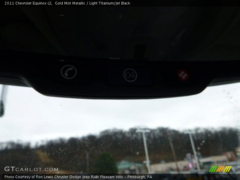 Gold Mist Metallic / Light Titanium/Jet Black 2011 Chevrolet Equinox LS