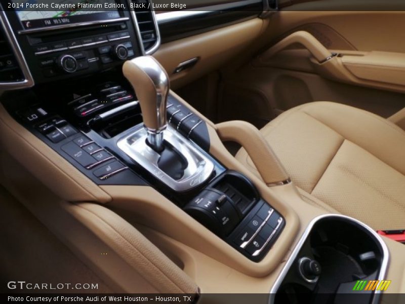 Black / Luxor Beige 2014 Porsche Cayenne Platinum Edition