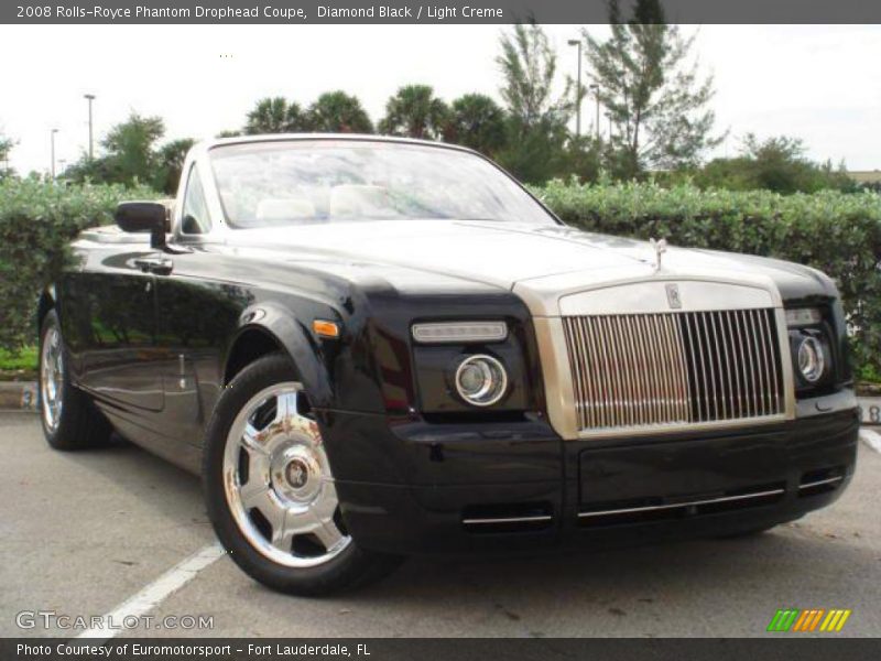 Diamond Black / Light Creme 2008 Rolls-Royce Phantom Drophead Coupe