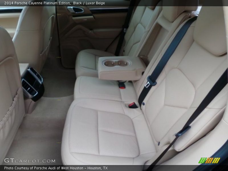 Black / Luxor Beige 2014 Porsche Cayenne Platinum Edition
