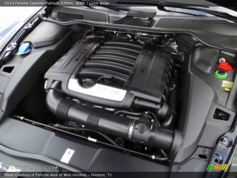 Black / Luxor Beige 2014 Porsche Cayenne Platinum Edition