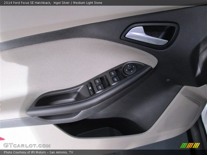 Ingot Silver / Medium Light Stone 2014 Ford Focus SE Hatchback