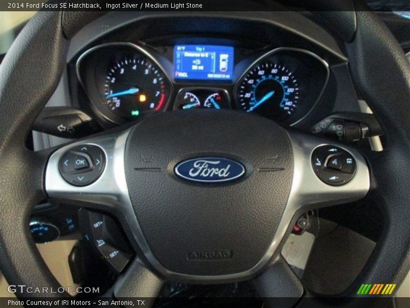 Ingot Silver / Medium Light Stone 2014 Ford Focus SE Hatchback