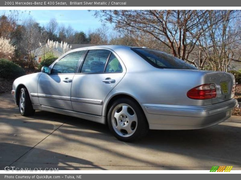 Brilliant Silver Metallic / Charcoal 2001 Mercedes-Benz E 430 Sedan