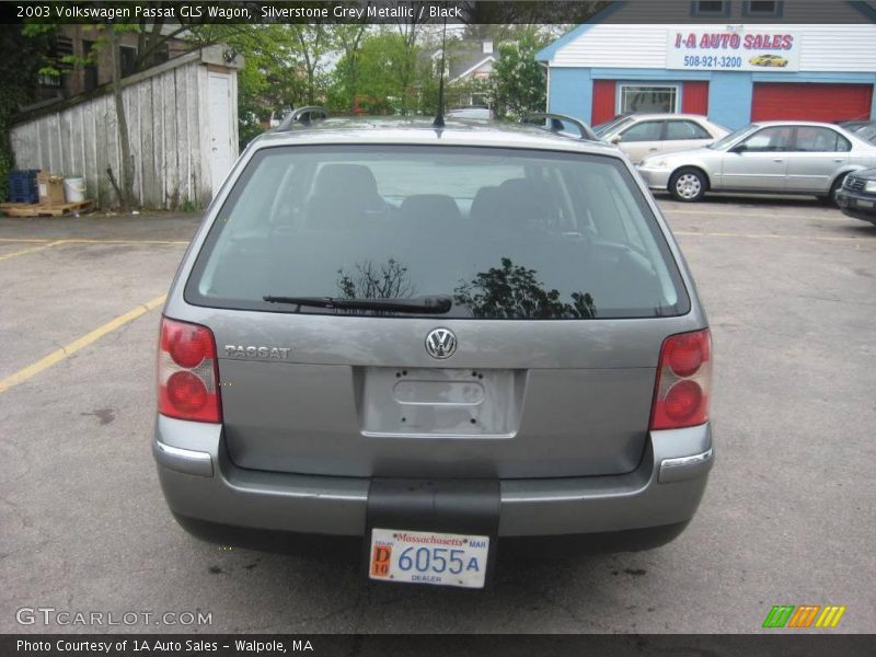Silverstone Grey Metallic / Black 2003 Volkswagen Passat GLS Wagon